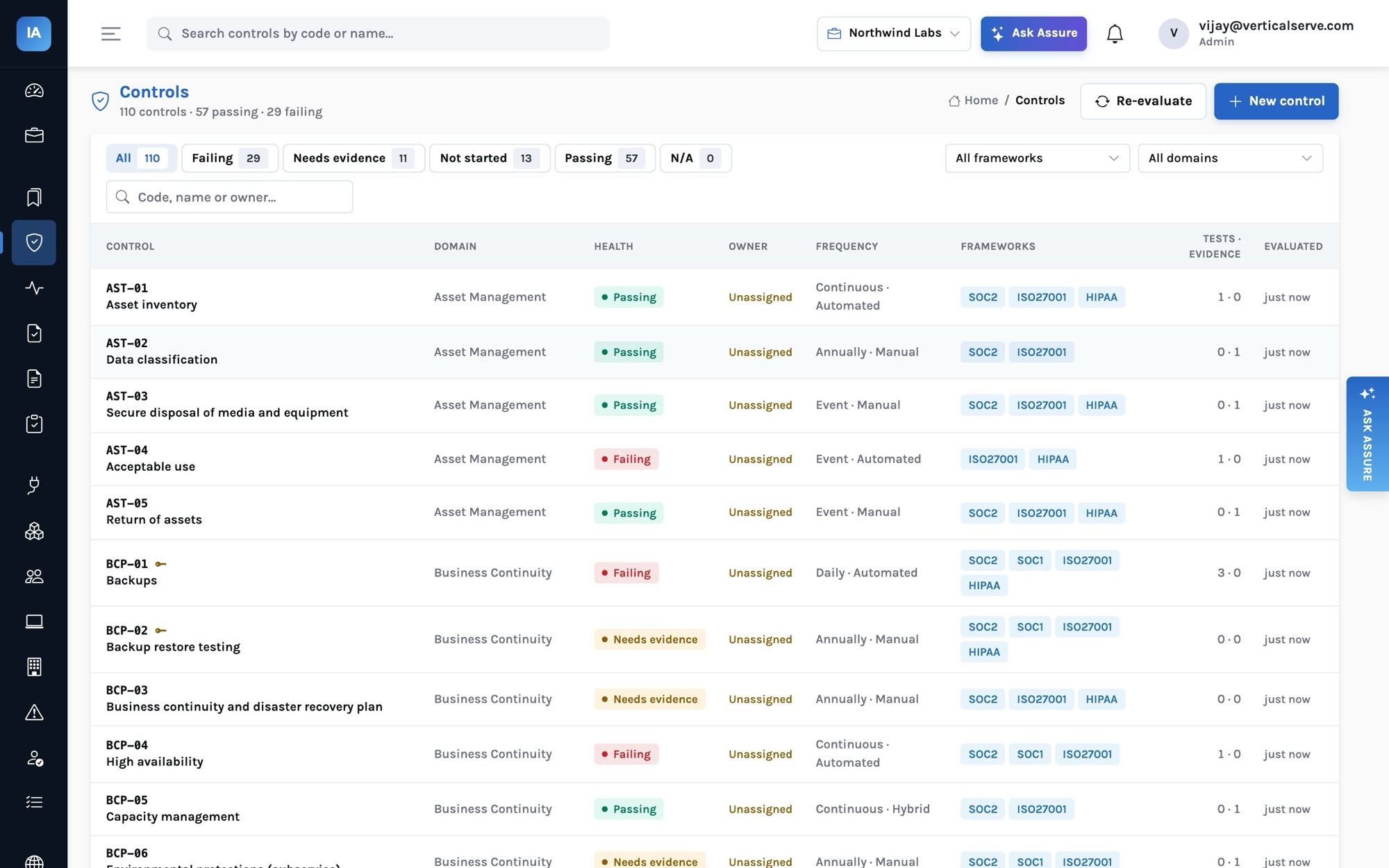 One control, many frameworks — cross-mapping SOC 2, ISO 27001, HIPAA, PCI DSS and more